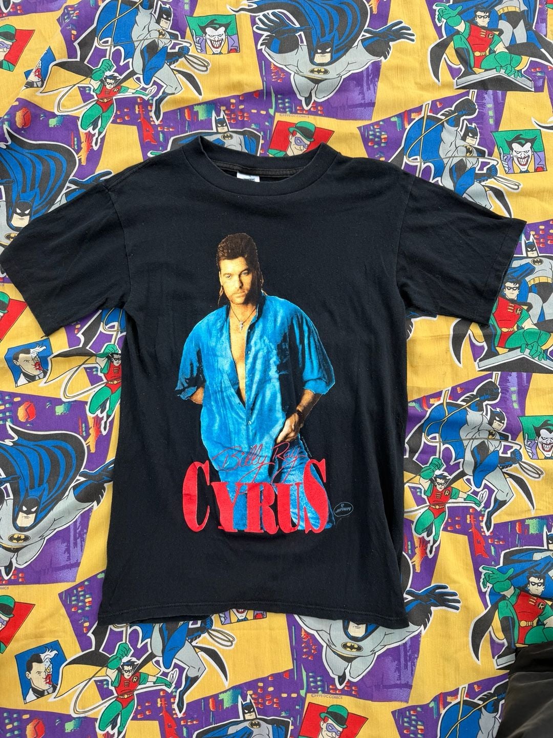 Vintage 1993 Billy Ray Cyrus I Aint Your Dog No More Tour Shirt Size Medium